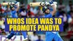 India vs Australia 3rd ODI : Virat Kohli reveals the mind behind Pandya's batting promotion