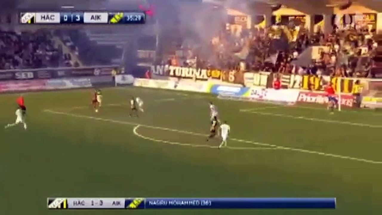 Hacken 1:3 AIK  (Swedish Allsvenskan 24 September)