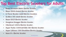Electric Scooters for Adults 2018