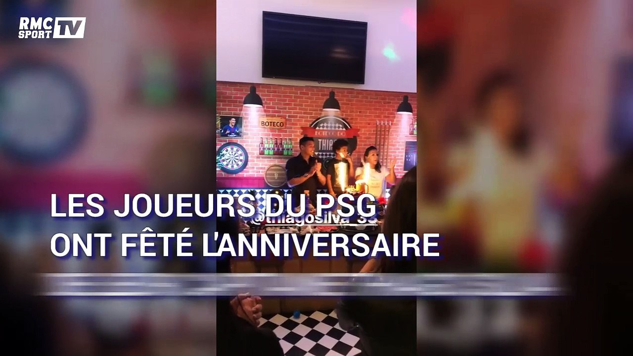 Les Parisiens ont fêté l'anniversaire de Thiago Silva (avec Kimpembe en DJ)