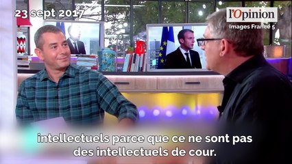 Michel Onfray fait une nouvelle sortie assassine contre Emmanuel Macron