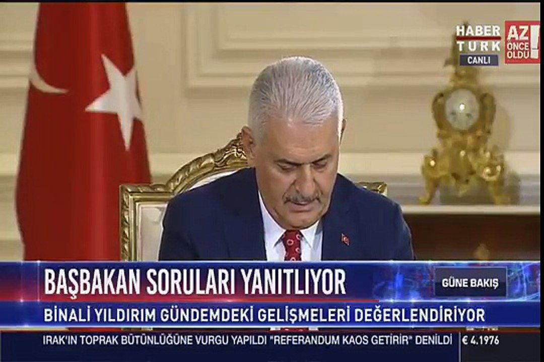 Referandumun başlamasının ardından Binali Yıldırım'dan ilk açıklama