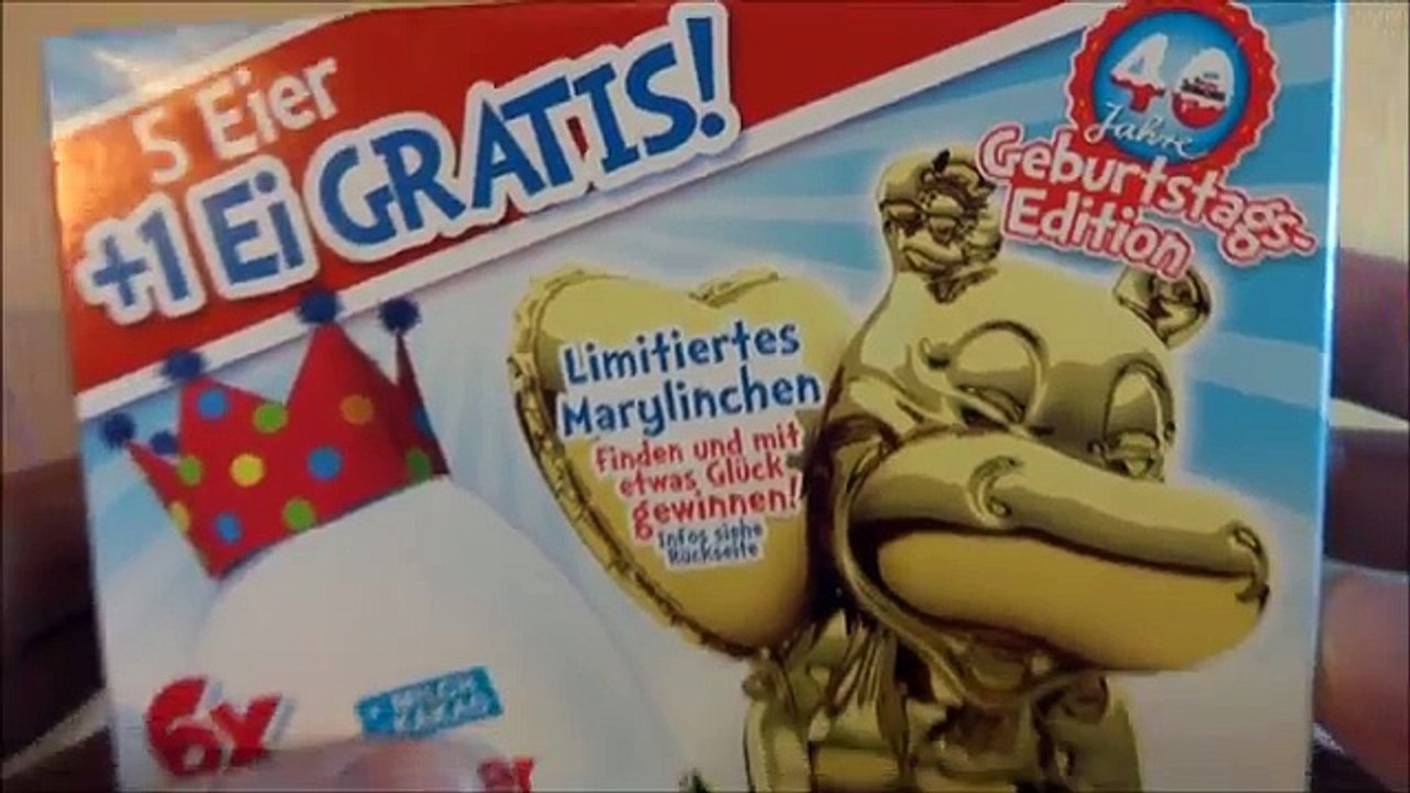 Special Limited Edition 40 Years of Kinder Surprise Eggs 12 Toys to Collect Unboxing Xmas