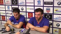 Les réactions d'après-match Jean Baptiste Barrère et Jérôme Porical