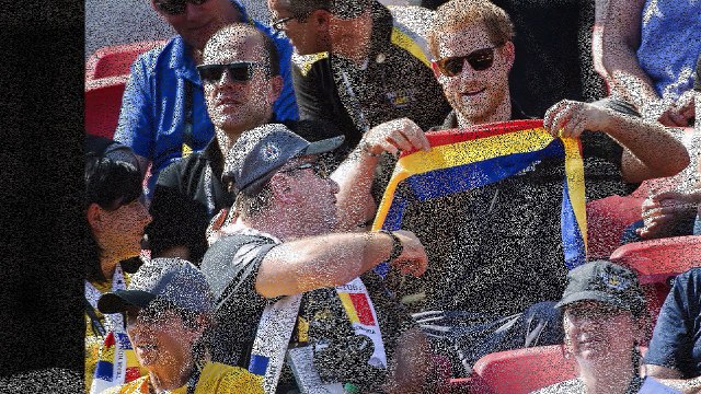 Boyfriend duties: Prince Harry visited Meghan Markle on set of Suits to watch her filming