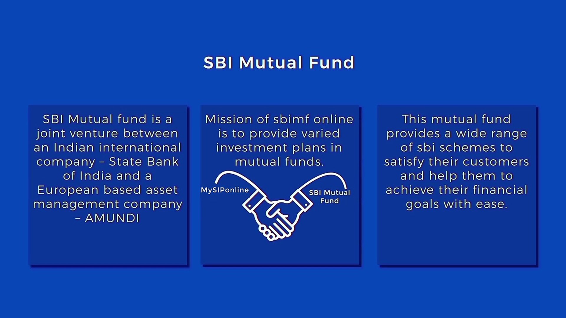 Gather Complete Information on SBI Mutual Fund Schemes - video Dailymotion