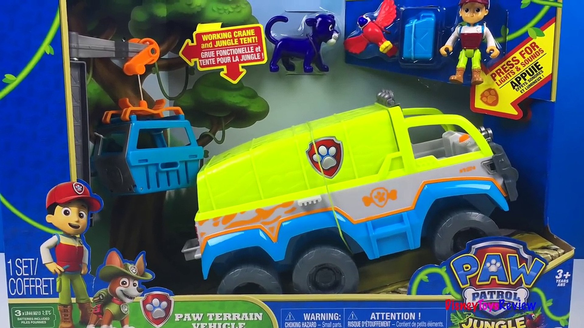 paw patrol jungle terrain vehicle