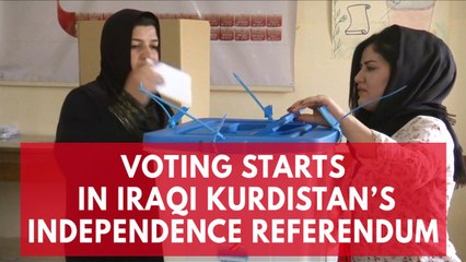 Voting starts in Iraqi Kurdistan's independence referendum