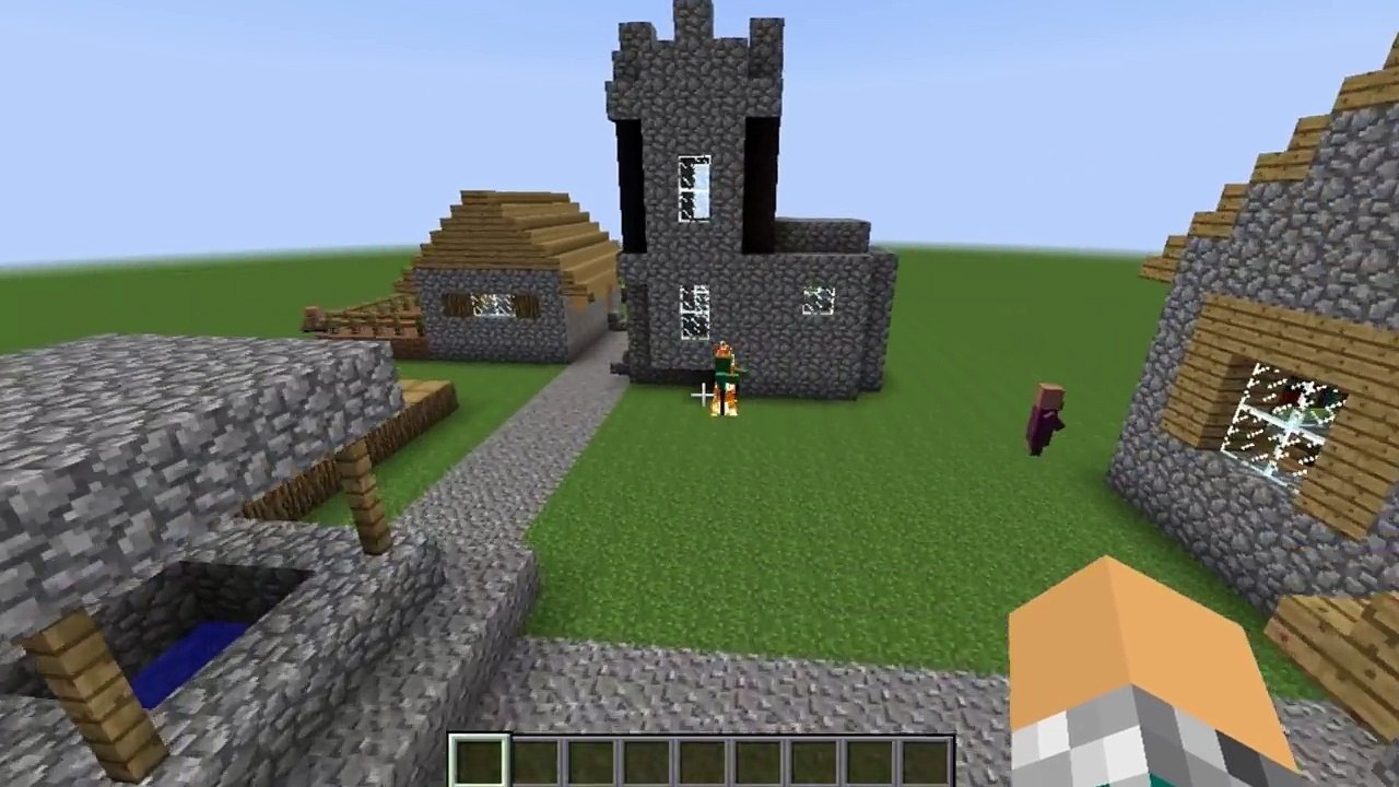 Как сделать портал в город в Майнкрафте