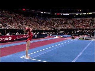 Mattie Larson - Floor Exercise - 2008 Olympic Trials - Day 1