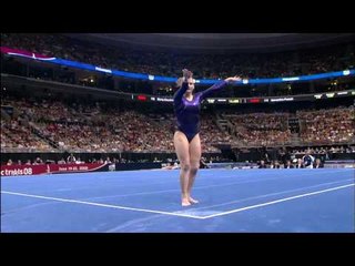 Jana Bieger - Floor Exercise - 2008 Olympic Trials - Day 2
