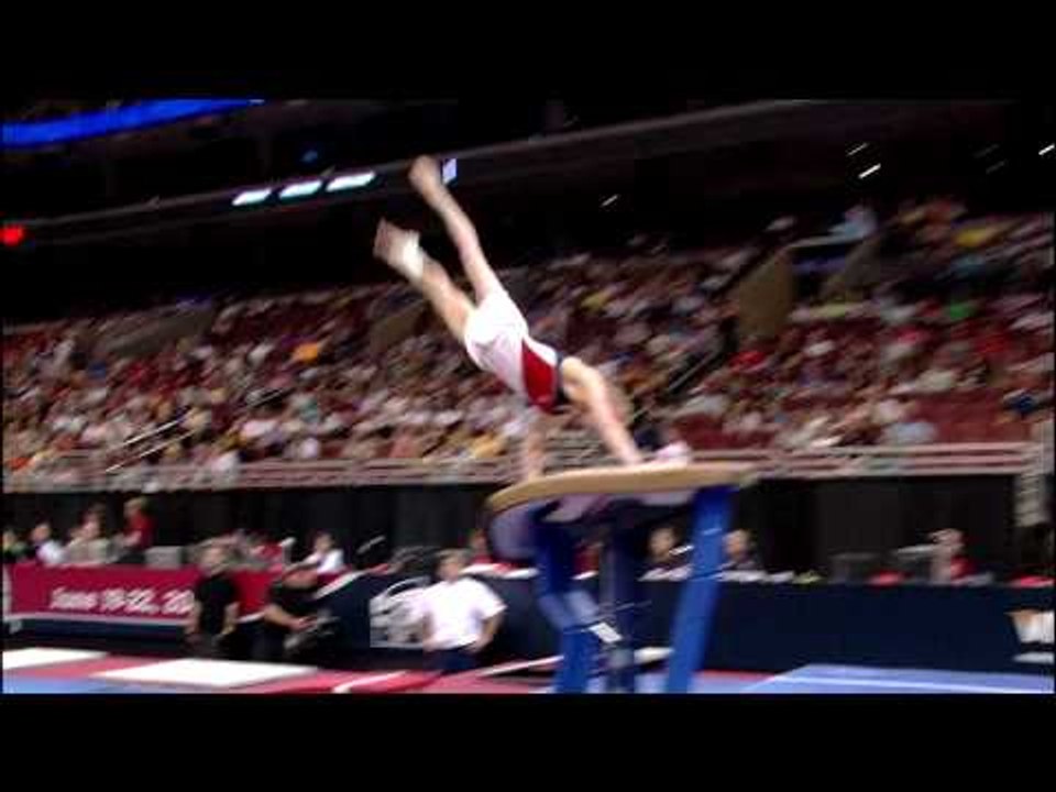 Justin Spring - Vault - 2008 Olympic Trials - Day 1 - Men