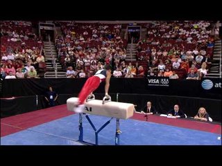 Raj Bhavsar - Pommel Horse - 2008 Olympic Trials - Day 1 - Men