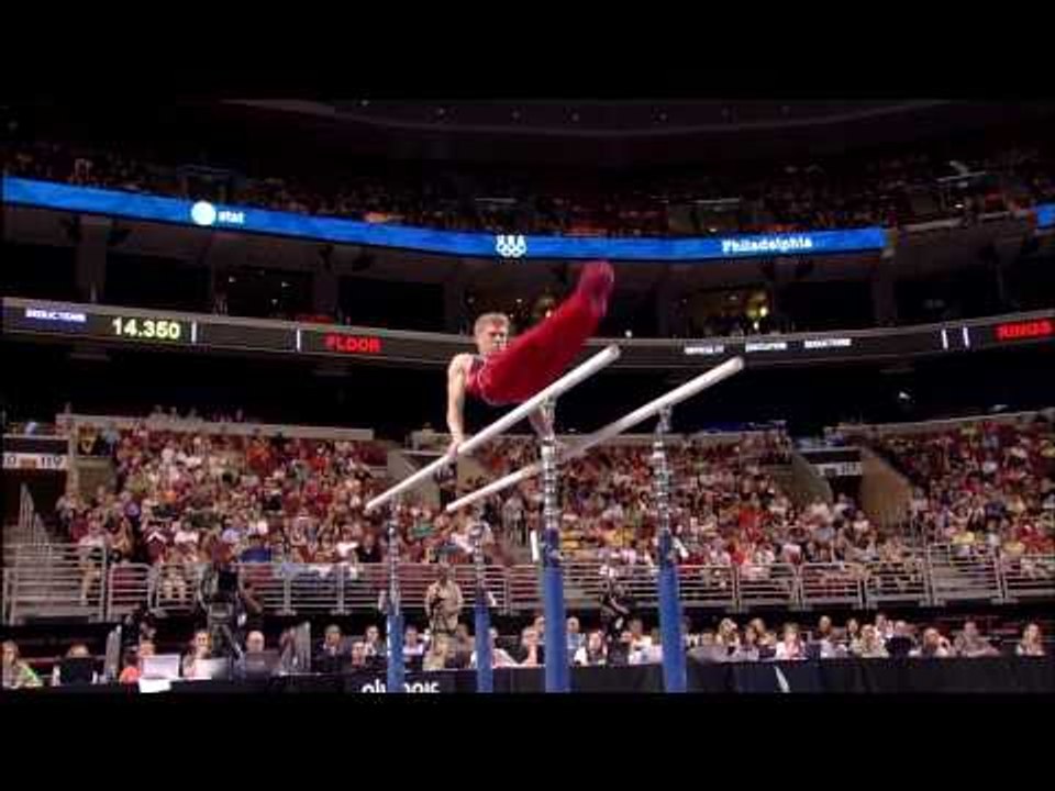 Justin Spring - Parallel Bars - 2008 Olympic Trials - Day 2 - Men