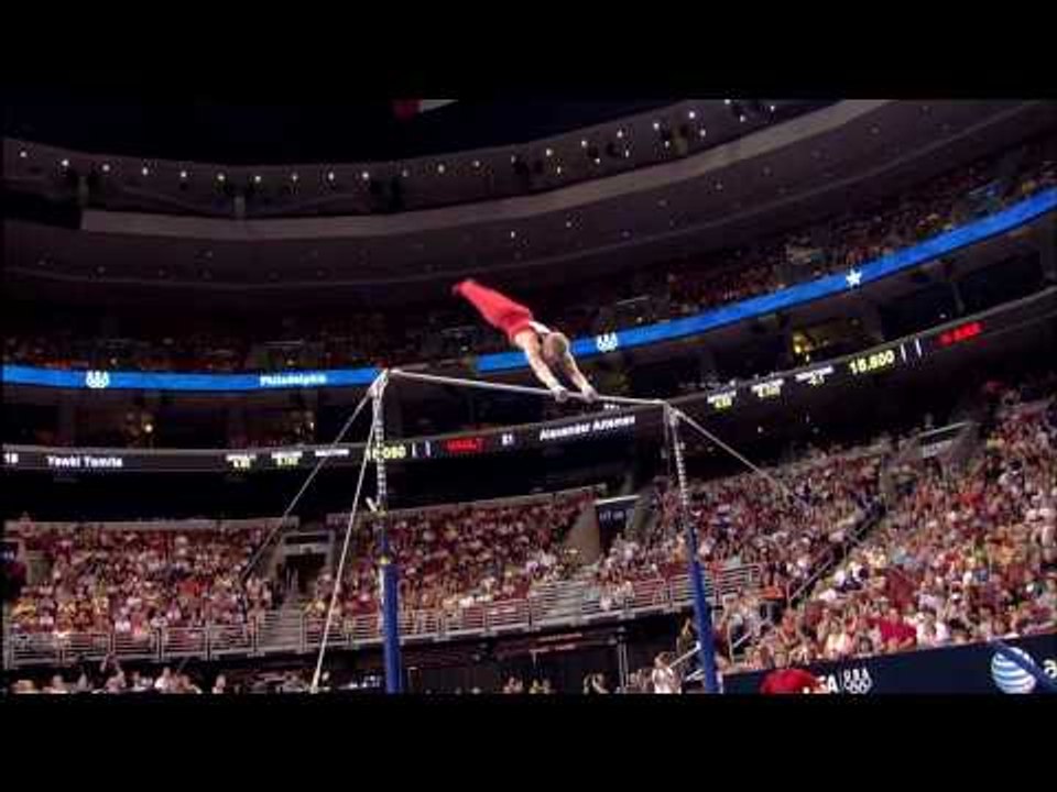 Justin Spring - High Bar - 2008 Olympic Trials - Day 2 - Men