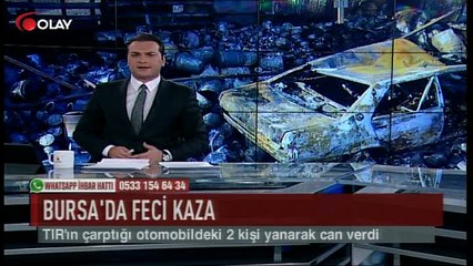 Bursa'da feci kaza (Haber 23 09 2017)