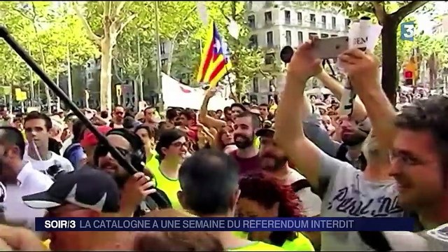 Espagne : les Catalans ne se résignent pas, à une semaine du référendum