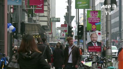 Réactions de Berlinois au lendemain des élections en Allemagne