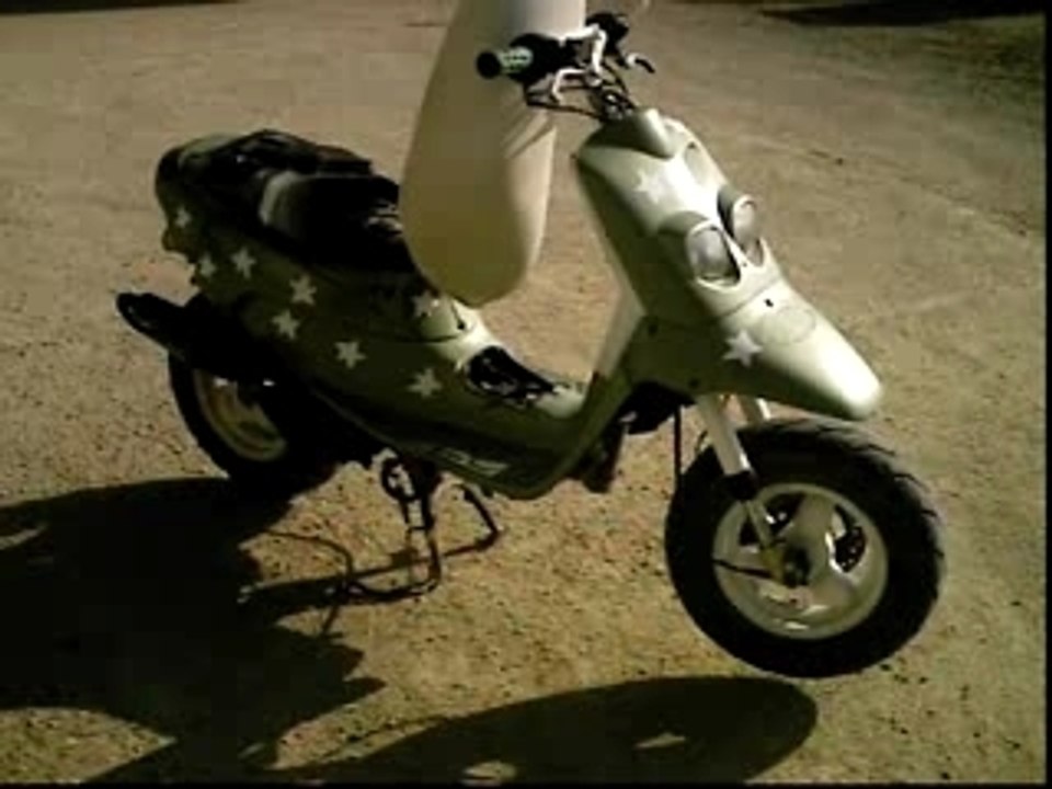 mon scoot pas trés réglés