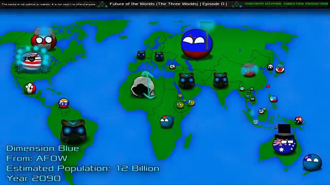 Future of the Worlds in Countryballs (The Three Worlds): Episode 0: Prologue