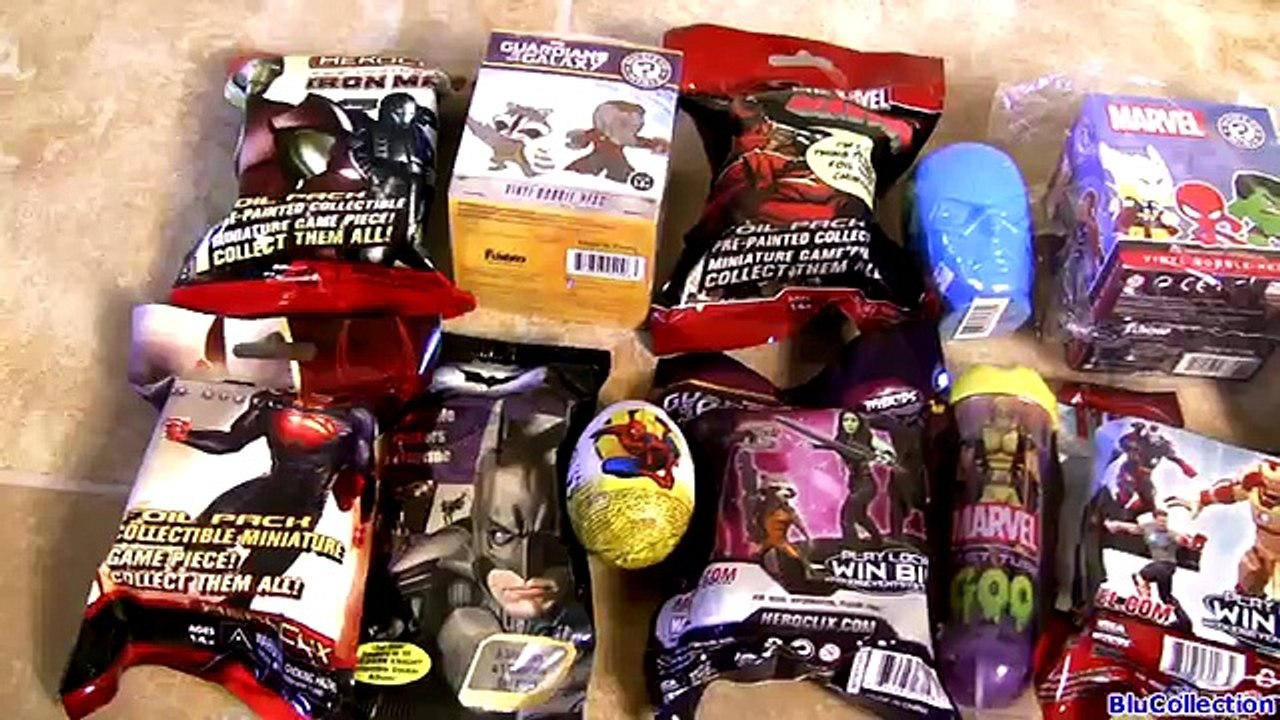 Marvel Cubes DC SURPRISE BOXES Batman Superman Marvel Transformers Guardians Galaxy Huevos Sorpresa