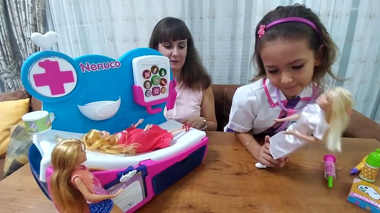 Hamile oyuncak bebek doğum yapıyor, oyuncak barbie, toys unboxing