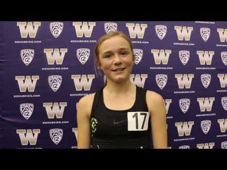 Grace Ping After Racing Pro 3K At UW Indoor