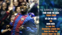 20 cầu thủ xuất sắc nhất trong lịch sử Barcelona