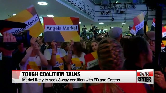 Angela Merkel on course for fourth term as Germany's chancellor