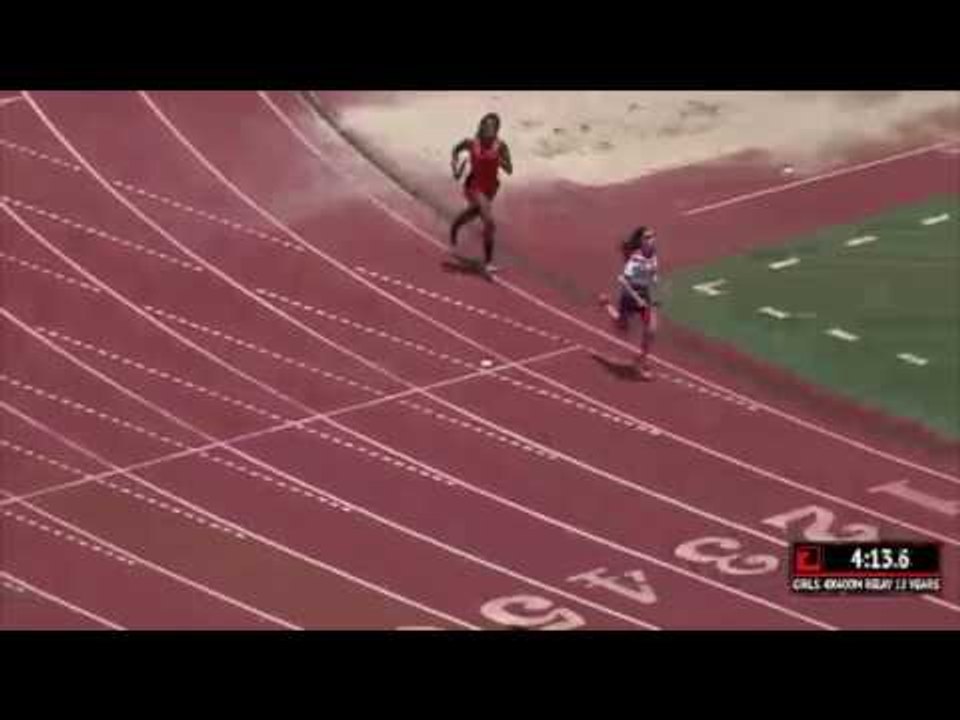 Kick Of The Week: AAU Girls 4x400m Exciting Finish