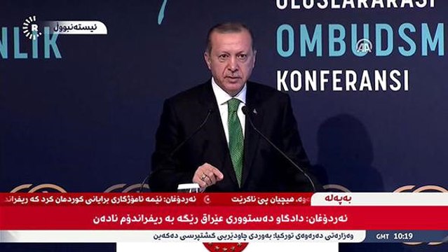 Erdoğan İstanbul'da Konuştu, Kuzey Irak Canlı Yayında İzledi