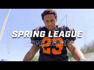 Greg Hardy Is Focused On The Spring League