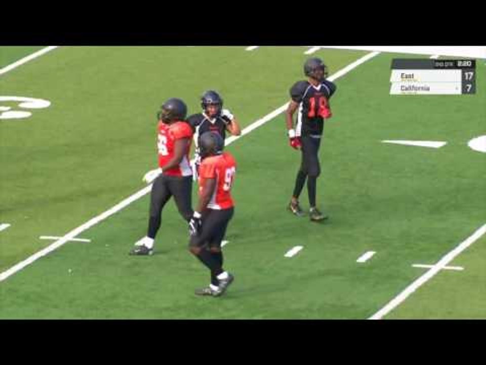 Griff Whalen 55-Yard Reception From Garrett Anderson At Spring League Showcase