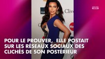 Kim Kardashian sexy à la plage, elle dévoile ses fesses sur Instagram (Photo)