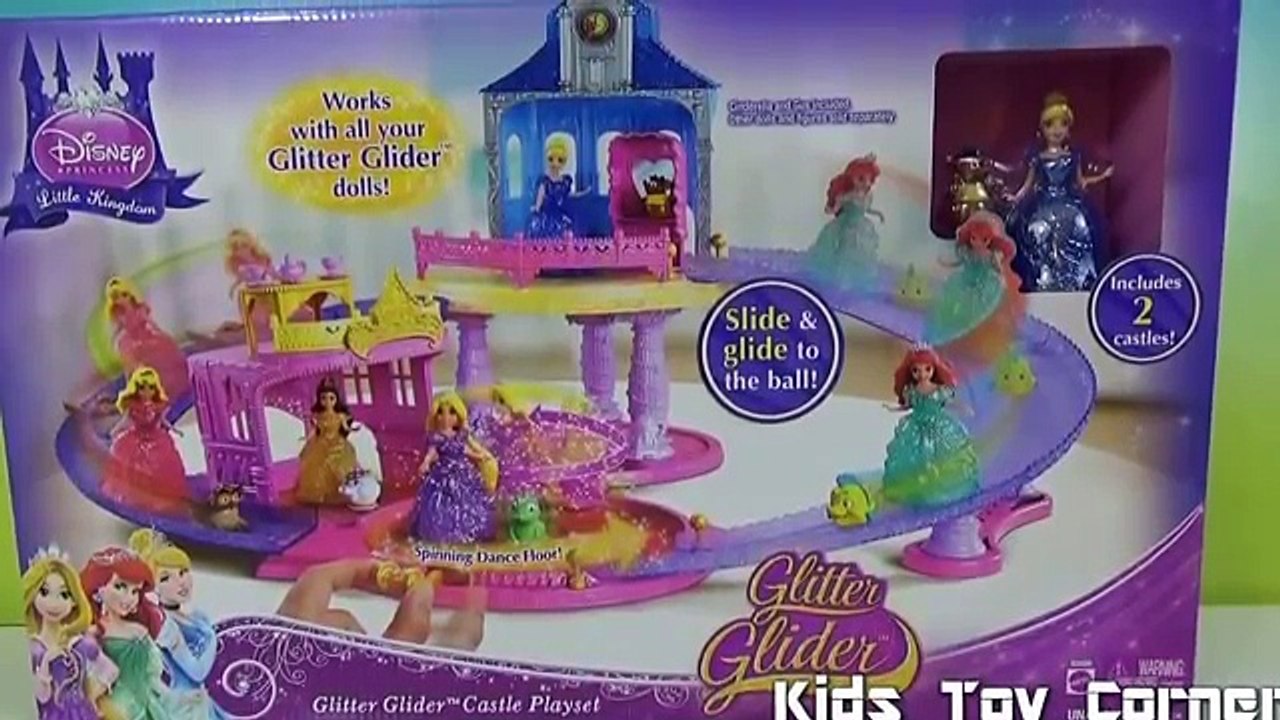 disney glitter glider castle
