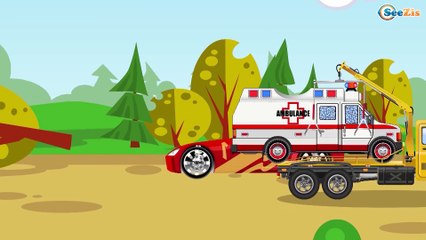 Мультики про машинки Скорая помощь Гоночная Машина Развивающие Мультфильмы для детей