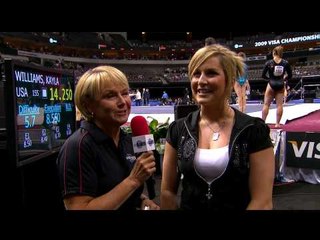 Carly Patterson Interview - 2009 Visa Championships - Women - Day 1