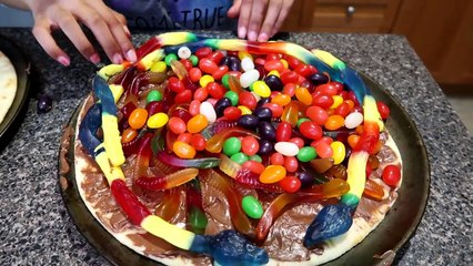 Gummy Food VS Real Food! Lots of Candy Challenge Gummy Face