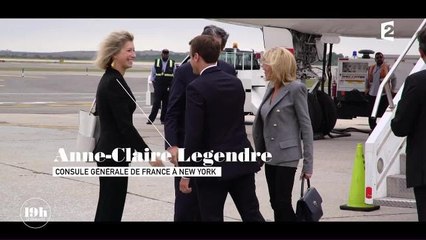 Le tendre baiser de Brigitte à Emmanuel Macron sur le tarmac de l'aéroport de New York