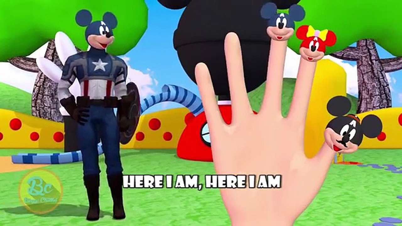 Captain Mickey Mouse Clubhouse Finger Family | Nursery Rhymes | From Binggo Channel