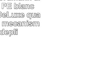 Sapin de Nordmann artificiel en PE blanc première DeLuxe qualité 150 cm mécanisme de