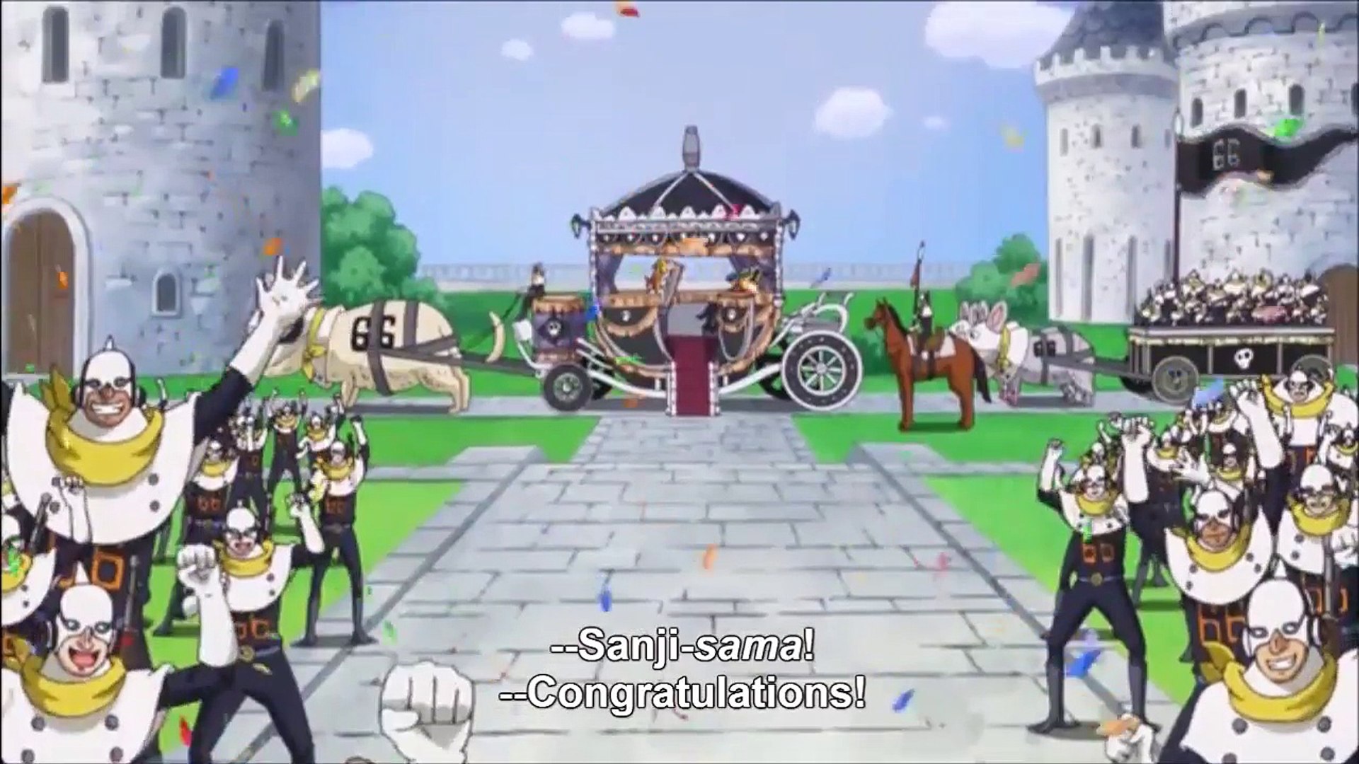 One Piece 806 Sanji Heads Out To Marry Pudding Big Mom Alliance Dailymotion Video