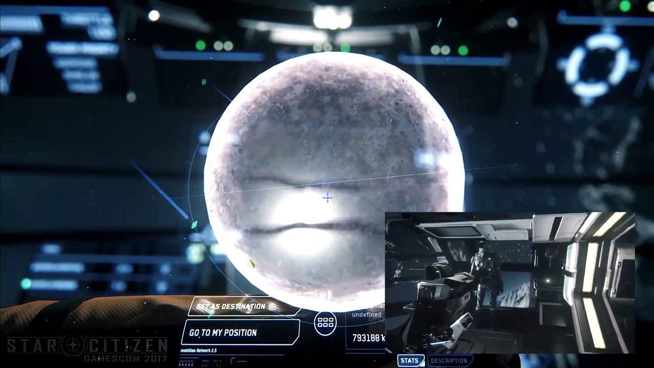 STAR CITIZEN - Gamescom 2017 Gameplay Demo (Open Universe Sandbox Game) Alpha 3.0