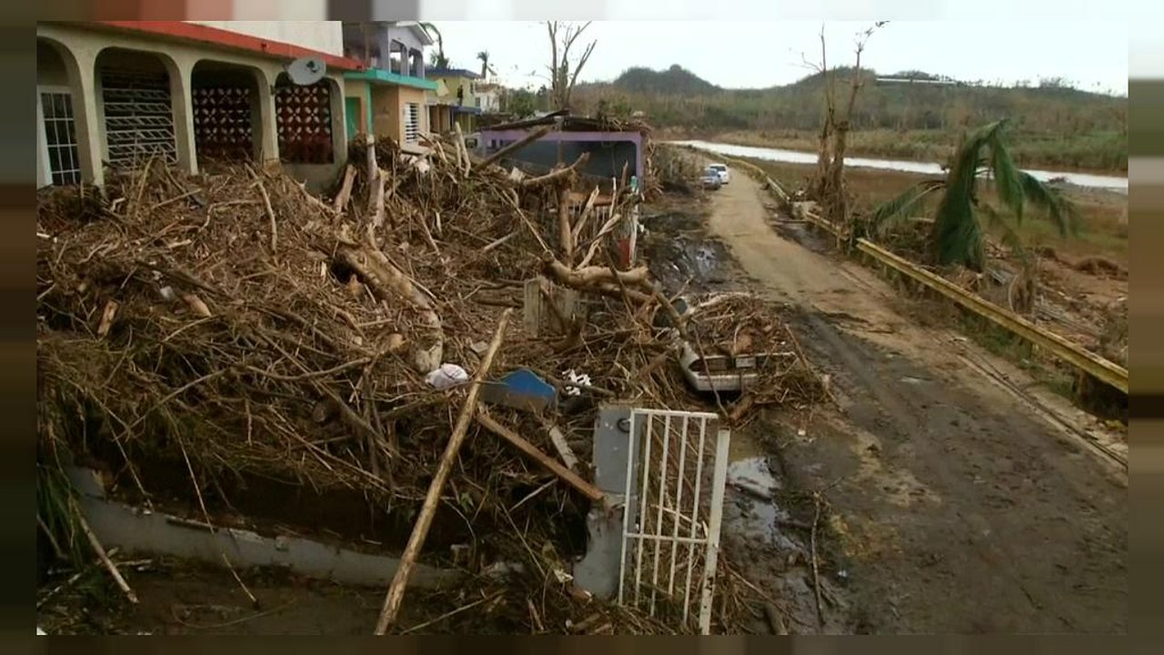 Puerto rico von außenwelt abgeschnitten