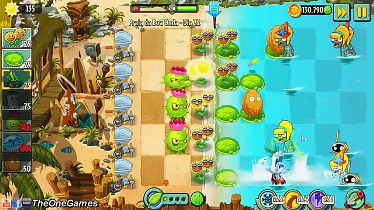 Plage gros journée plantes contre vague des morts-vivants 2 12 Plage bonne vague