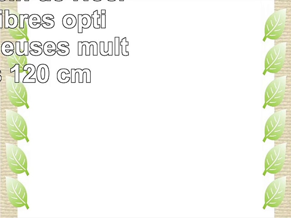 272332 Sapin de Noël noir en fibres optiques lumineuses multicolores