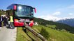 Man saves bus from plunging into ravine in Austrian Alps