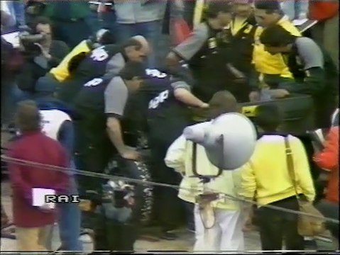 Gran Premio d'Europa 1985: Sorpasso di Prost a De Angelis, sosta di Johansson e ritiro di Laffite