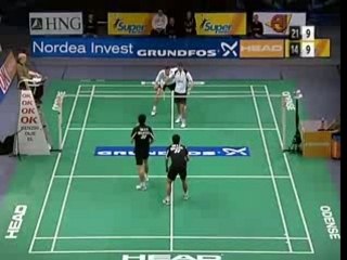 Badminton 2007 DanemarkSS MD final Game 2