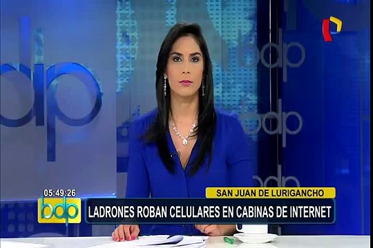 San Juan de Lurigancho: ladrones roban celulares en cabina de Internet
